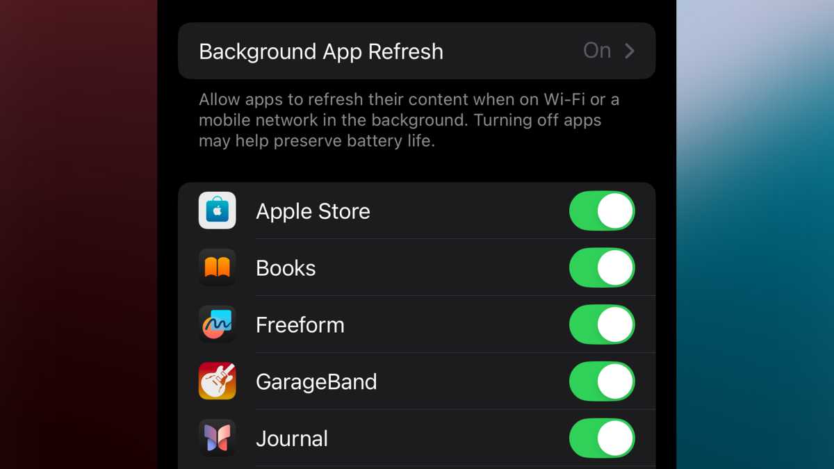 iPhone 16 series tips and tricks background app refresh