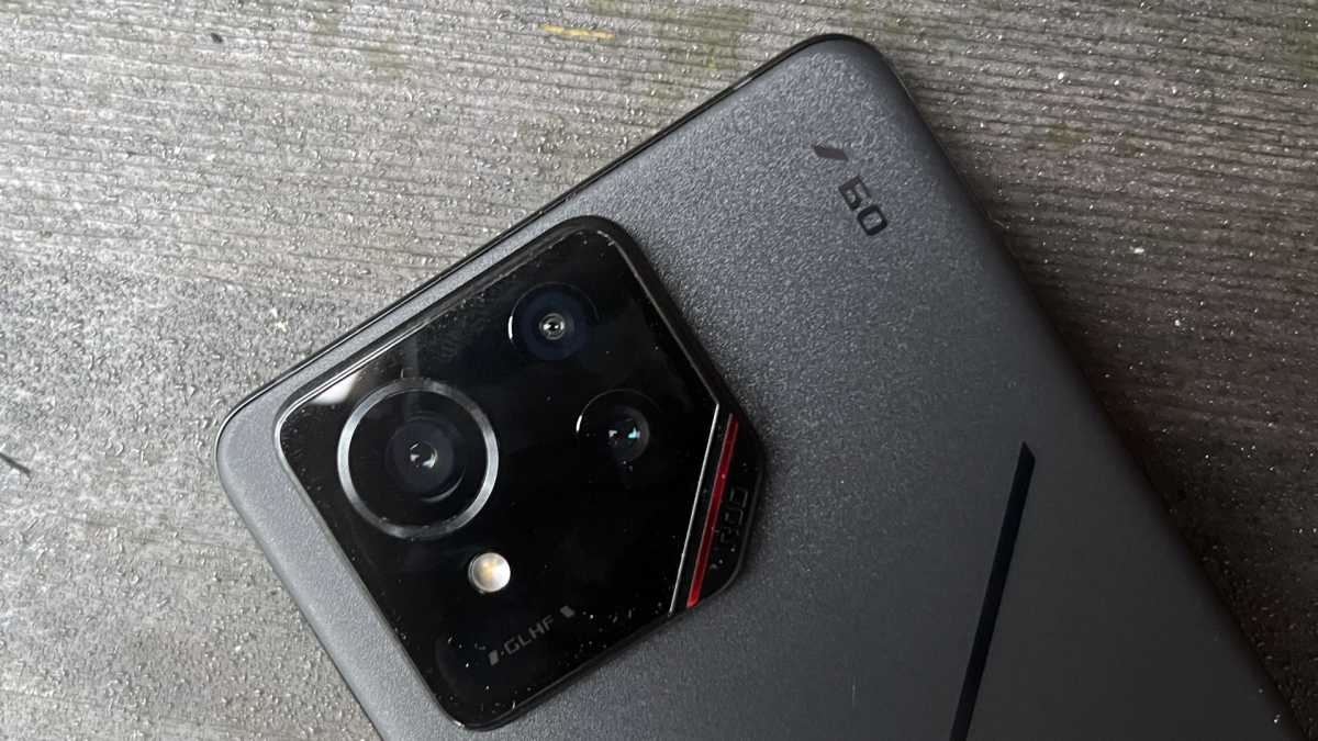 The camera array on the ASUS ROG Phone 9 Pro Edition.