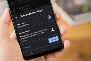 How to use Nearby Share on Android