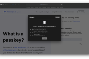 How to use Passkeys on Apple devices