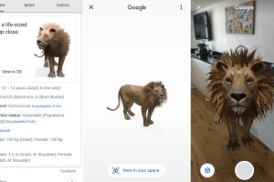 How to view AR animals with your phone camera